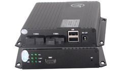 HDMI+鼠標/鍵盤光端機 傳輸通道（光纖+網(wǎng)絡(luò)）