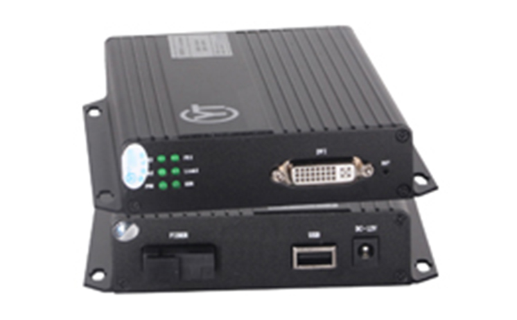 DVI+鼠標(biāo)/鍵盤光端機 傳輸通道（光纖）