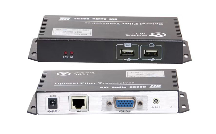 通過網(wǎng)線傳輸VGA、Audio、鍵盤、鼠標(biāo)信號YTVGA-1V1U1E